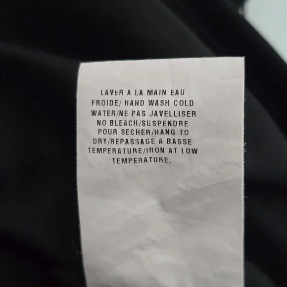 Penningtons Women's Plus Size Tiered Ruffle Mixed Media Dress Black White 4X - Picture 11 of 16